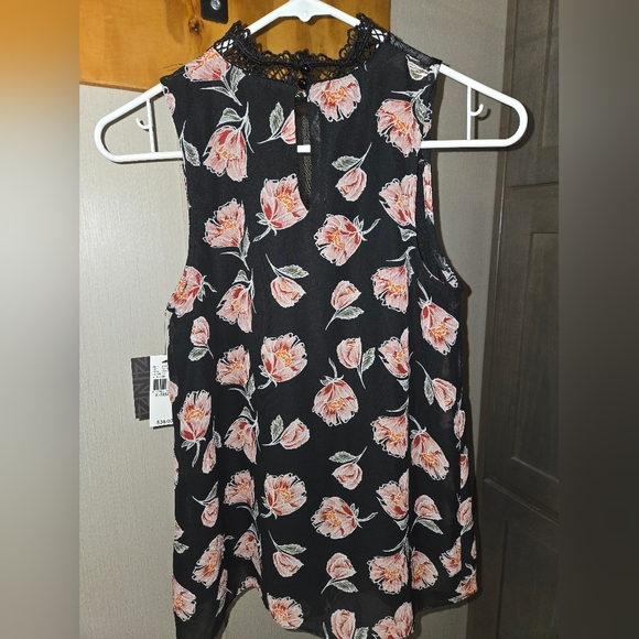 (NWT ) IZ BYER Victorian Lace Rose Blouse - Picture 3 of 6